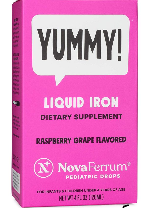 Nova Ferrum (Yummy) Pediatric Iron Drops 120 ml. skt. Haziran 2027/ 25  ocak 2026 teslim tarihi