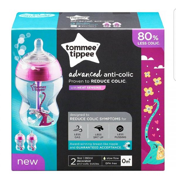 Tommee Tippee Anti Colic 2’li biberon (pembe)