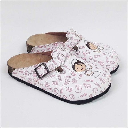 ShoeRokee Nurse Clogs Pink Size 7-8-10