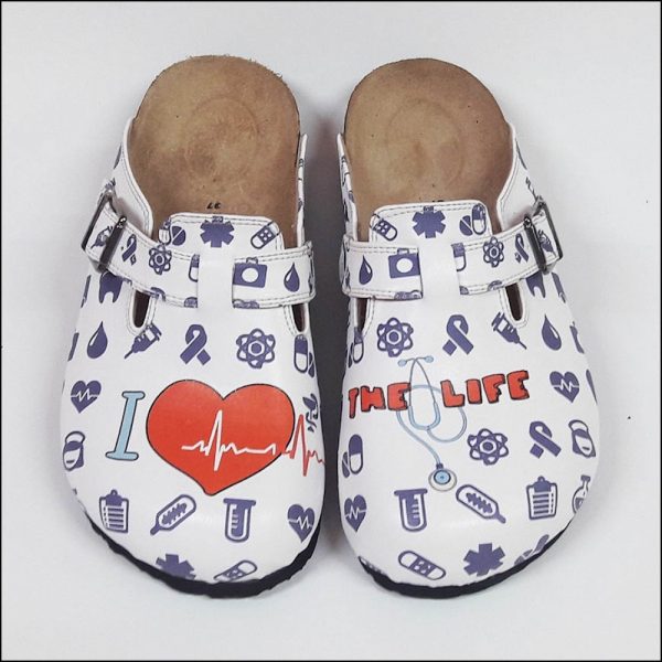 ShoeRokee I love Life Women Clogs  Size 7-8-9-10