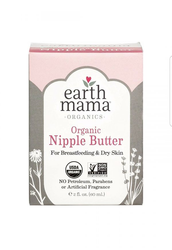 Earth Mama Organic Nipple Butter for Breastfeeding and Dry Skin, (Göğüs ucu kremi)60 ml