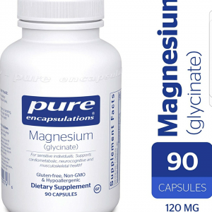 Pure Encapsulations – Magnesium (Glycinate) – Supports Enzymatic and Physiological Functions* – 90 Capsules