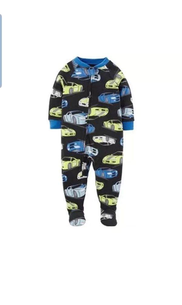 Carter’s Child of Mine Polar Cars kaydirmaz ayakli Tulum 3 yas ve 4 yas stokta