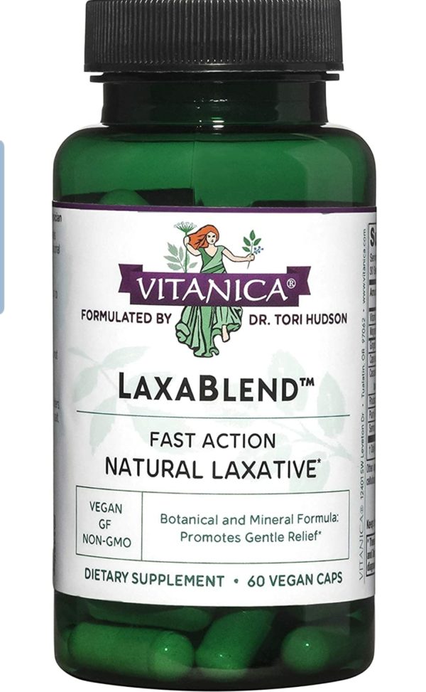Vitanica LaxaBlend, Natural Laxative, Vegan, 60 Capsules