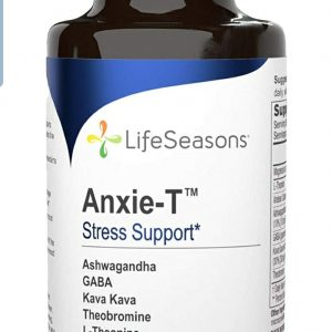 LifeSeasons – Anxie-T – Herbal Stress Relief Supplement to Relax and Calm Mind – Contains Ashwagandha, Kava Kava, GABA, L-Theanine – 120 Capsules